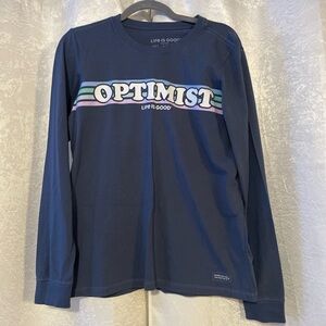 Life Is Good Women's Crusher Tee - Navy